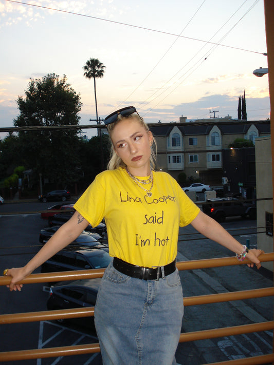 Lina Cooper Said I'm Hot | Short Sleeve T-Shirt
