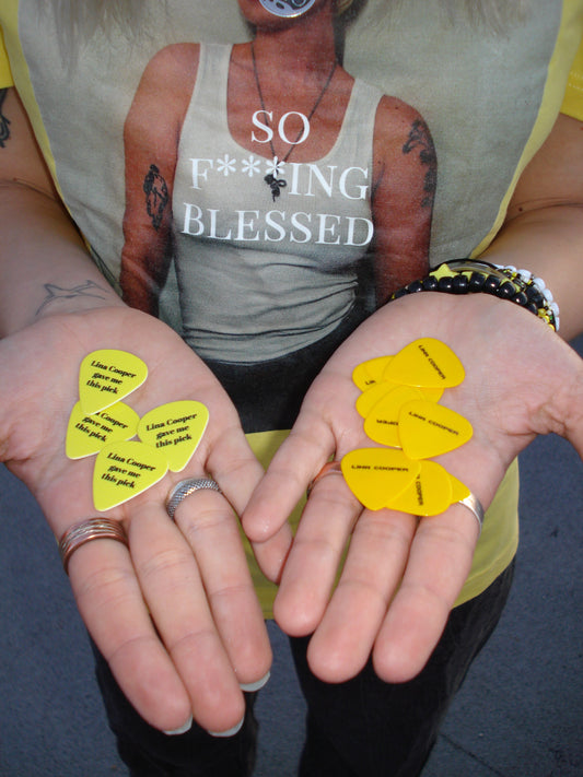 "Lina Cooper Gave Me This Pick" Guitar Pick