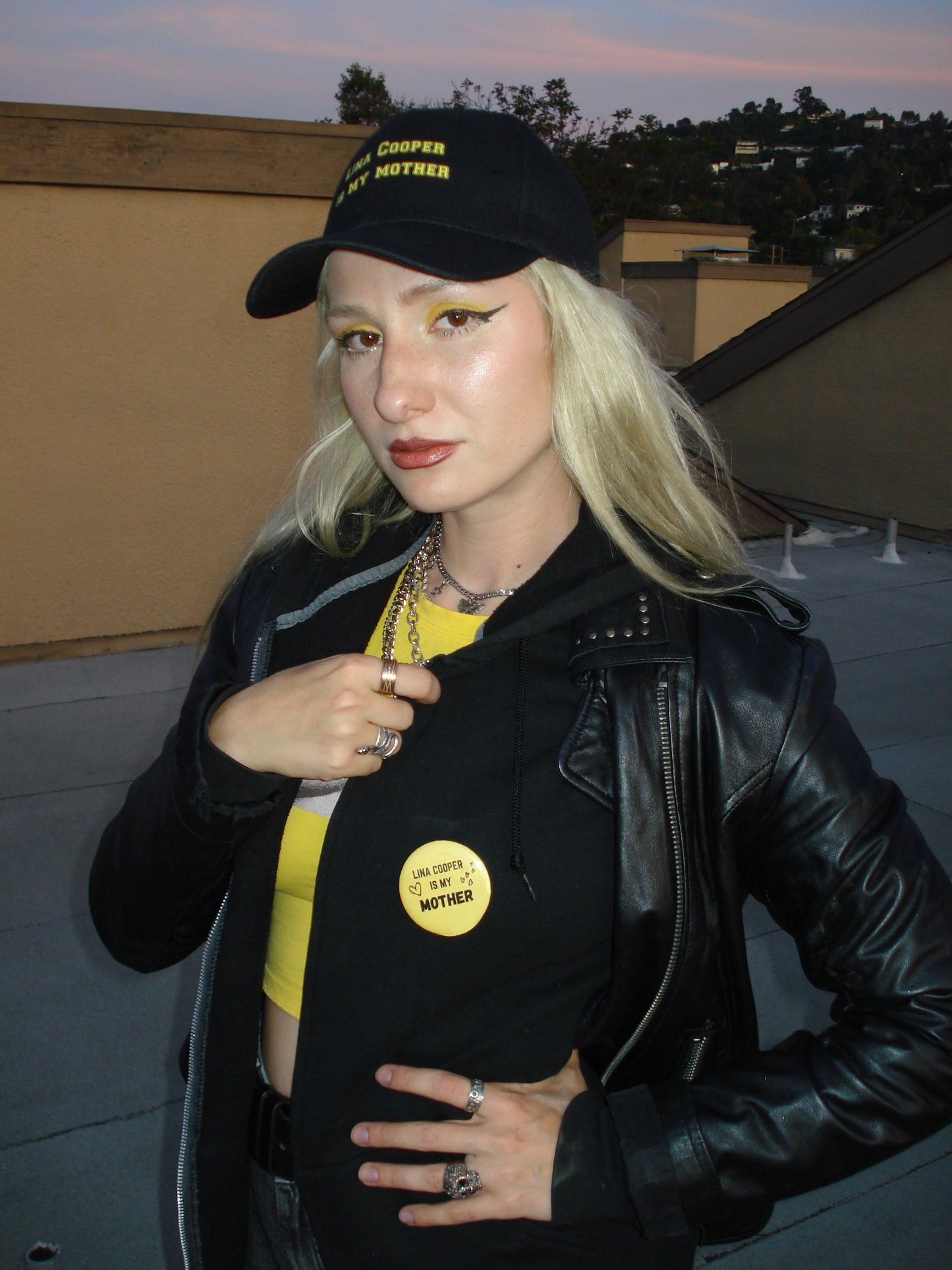"Lina Cooper Is My Mother" | Pin Button
