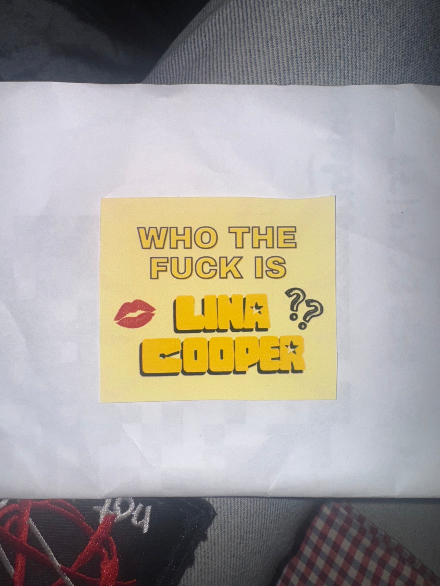 Lina Cooper Stickers